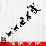 DR SEUSS CAT IN THE HAT EVOLUTION Svg Dxf Eps Png file