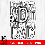 Dad svg, happy father's day svg dxf eps png file