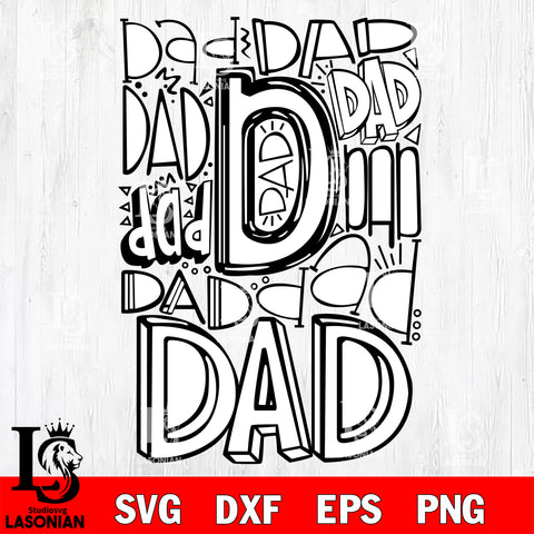 Dad svg, happy father's day svg dxf eps png file