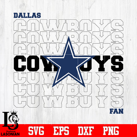 Dallas Cowboys Fan Svg Dxf Eps Png file