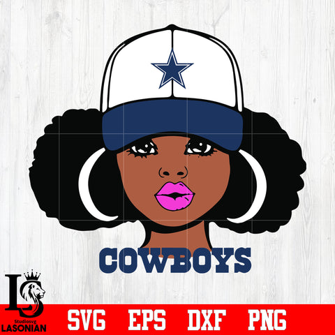 Dallas Cowboys Girl svg eps dxf png file