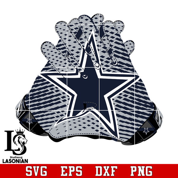 Dallas cowboys gloves svg eps dxf png file lasoniansvg