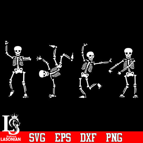 Dancing Skeleton Halloween svg eps png dxf file
