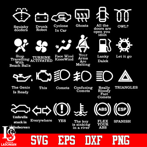 Dash Icons, Mens Funny Svg Dxf Eps Png file