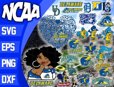 Delaware Blue Hens svg,bundle Delaware Blue Hens svg eps dxf png file, bundle ncaa svg, ncaa svg