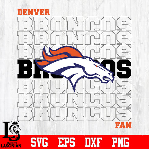 Denver Broncos Fan svg eps dxf png file