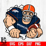 Denver Broncos football player Svg Dxf Eps Png file