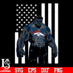Denver Broncos hulk flag svg eps dxf png file