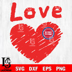 Detroit Pistons svg eps dxf png file