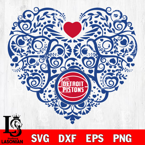 Detroit Pistons svg eps dxf png file