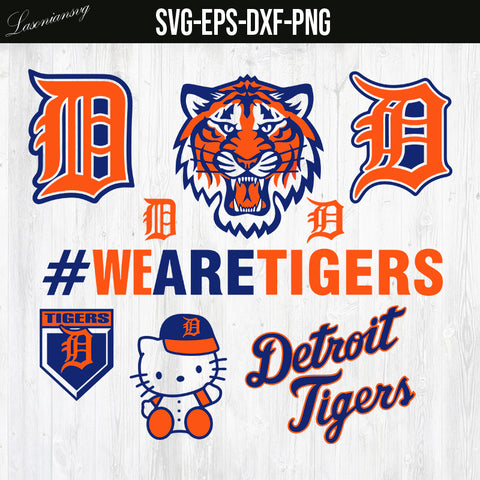 Detroit Tigers Baseball, SVG file, PNG file, EPS file, DXF file