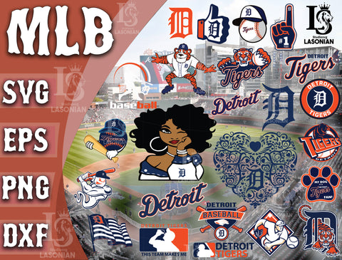 Detroit Tigers SVG Files, Cricut, Silhouette Studio, Digital Cut Files, New Jersey