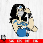 Detroit Lions Wonder Woman Svg Dxf Eps Png file Svg Dxf Eps Png file