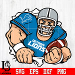 Detroit Lions football player Svg Dxf Eps Png file