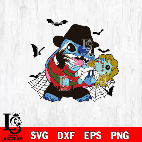Devil Stitch with sally svg, halloween svg eps dxf png file