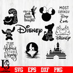 Disney Bundle, For Cricut svg,eps,dxf,png file