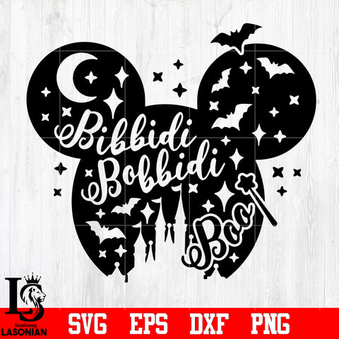 Disney Halloween, Bibbidi Bobbidi Boo svg,eps,dxf,png file