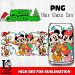 Disney  PNG, Mickey Glass Cup Wrap , Libbey Can Glass Cup 5 PNG file, digital download