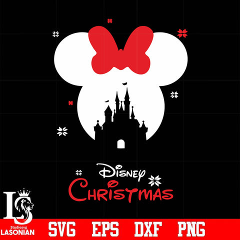 Disney christmas svg, mickey svg, png, dxf, eps digital file
