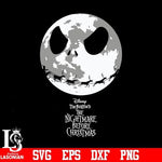 Disney tim burton's the nightmare before christmas svg, png, dxf, eps digital file