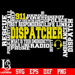Dispatcher, 911,rescue, radio svg dxf eps png file