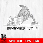 Downward chicken svg, Downward human,yoga svg eps dxf png file