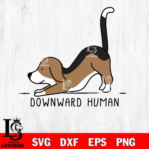 Downward human 3 svg, yoga svg eps dxf png file