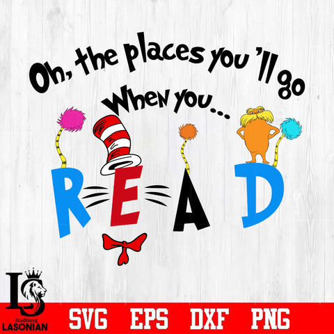 oh the places you'll go when you read Svg Dxf Eps Png file