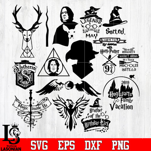 Bundle Harry Porter Random vector svg eps dxf png file