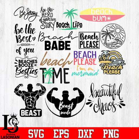 Bundle 2 Beauty and Fashion Tiktok random vector svg eps dxf png file