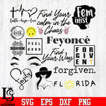Bundle 7 Beauty and Fashion Tiktok random vector svg eps dxf png file