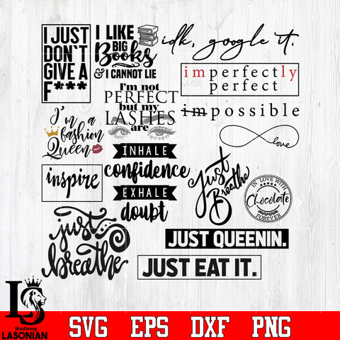 Bundle 12 Beauty and Fashion Tiktok random vector svg eps dxf png file