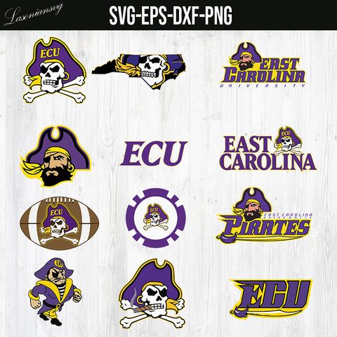 East Carolina SVG file, PNG file, EPS file, DXF file