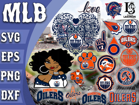 Bundle MLB svg, bundle Edmonton Oilers SVG Files, Cricut, Silhouette Studio, Digital Cut Files, New Jersey