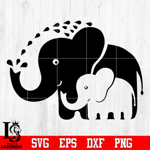 Elephants Svg Dxf Eps Png file