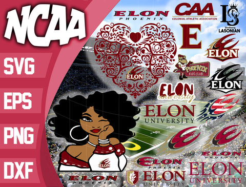 Elon Phoenix svg,bundle Elon Phoenix svg eps dxf png file, bundle ncaa svg, ncaa svg
