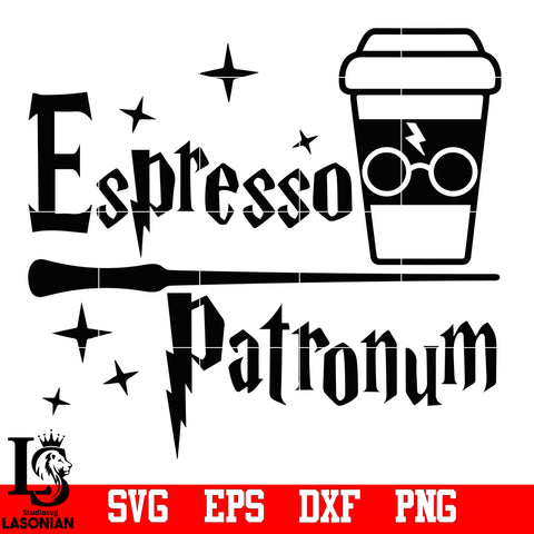Espresso Patronum,Harry Potter svg,eps,dxf,png file