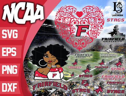 Fairfield Stags svg,bundle  Fairfield Stags svg eps dxf png file, bundle ncaa svg, ncaa svg