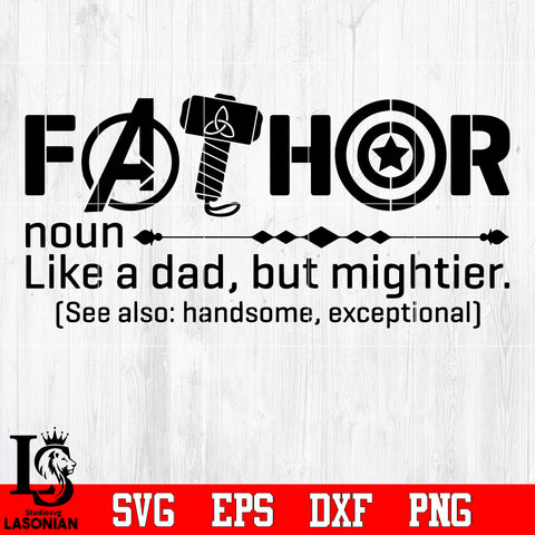 Fathor Svg Dxf Eps Png file