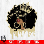 February queen Svg Dxf Eps Png file