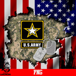 Flag America,Logo US Army PNG file