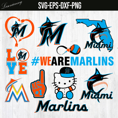 Florida Marlins Baseball VSG file, PNG file, EPS file, DXF file