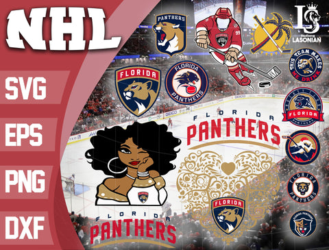 Bundle NHL svg, bundle logo Florida Panthers svg dxf eps png file