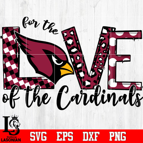 For the Love of the Cardinals Svg Dxf Eps Png file
