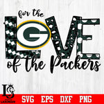 For the Love of the Lions Packers Svg Dxf Eps Png file