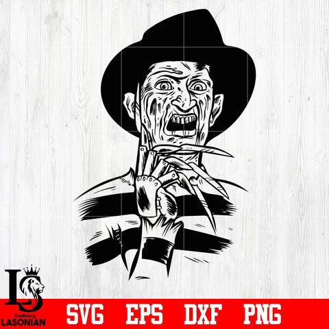 Freddy Krueger, Halloween, Freddy Krueger Halloween, Freddy Krueger Movie ,Freddy Krueger Original svg eps dxf png file