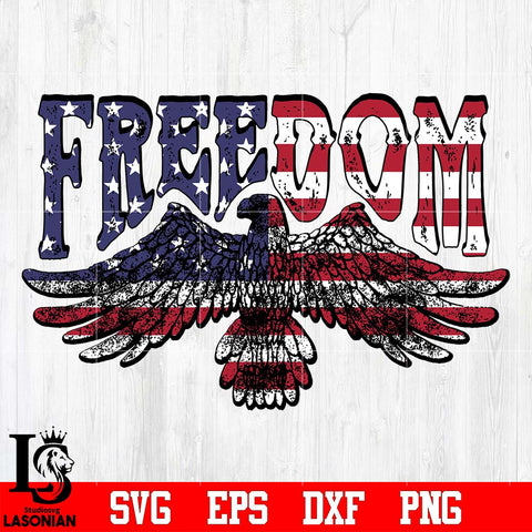 Freedom America Eagle Independence Day svg eps dxf png file