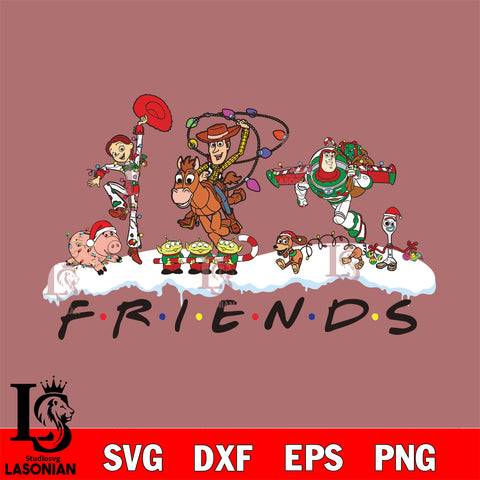 Friends Toy Story christmas svg, Sublimation. Christmas svg svg eps dxf png file, digital download
