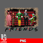 Friends christmas ,grinch , alone home PNG file, digital download