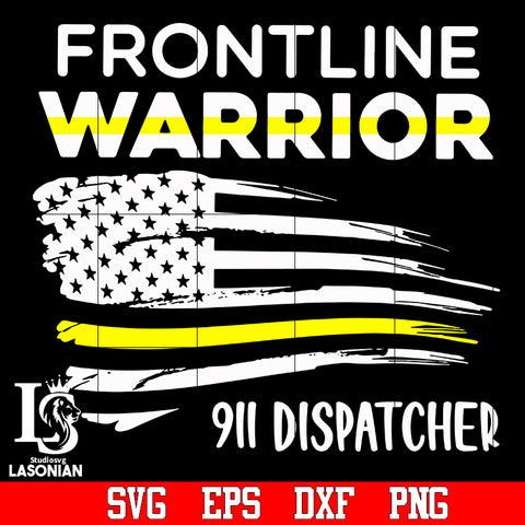 Frontline Warrior 911 Dispatcher svg,eps,dxf,png file